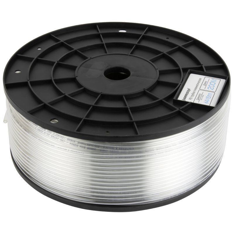 HUS0406-CL Трубка бесцветная Harrison PU 4х6 мм, длина 200 м