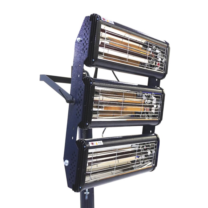 OPT-F3S Трехкассетная мобильная ИК сушка на пантографической стойке