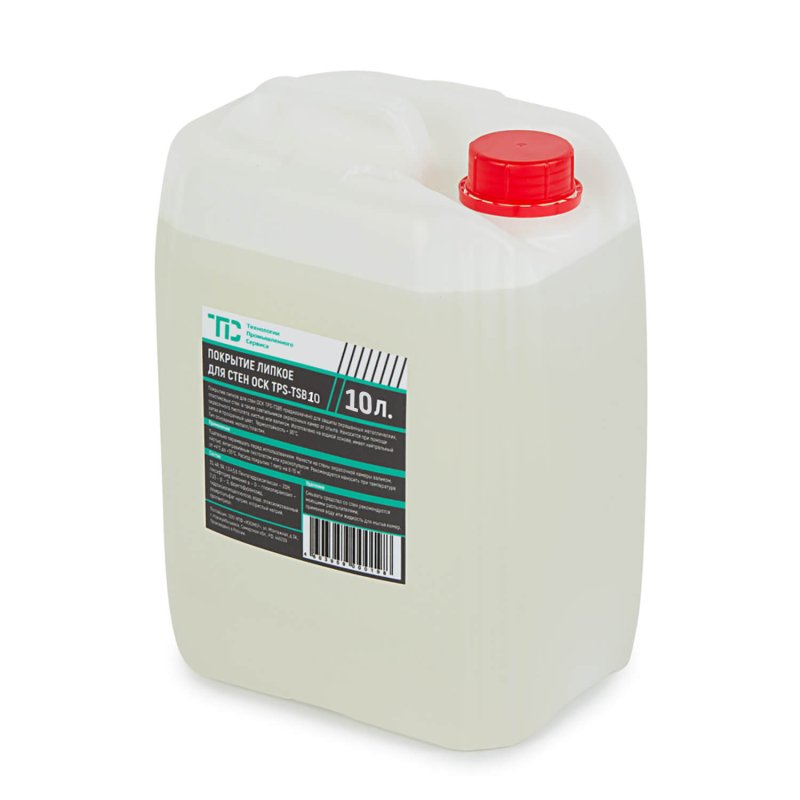 TPS-PSC Липкое водорастворимое покрытие для стен окрасочных камер, 190 л. / 220 кг