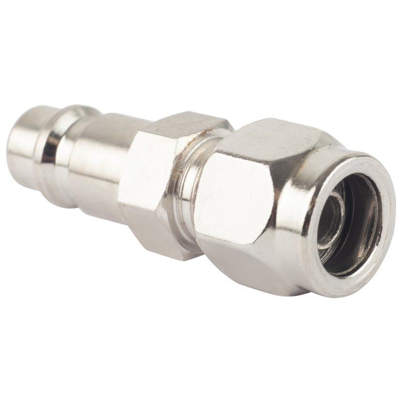 HRS-30PPA Harrison Штекер быстроразъемного соединения с обжимным креплением PU шланга ? 6.5х10 мм