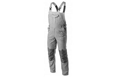 KALMIT Полукомбинезон рабочий серый 3XL (58)