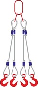 Строп канатный с 4 крюками 12,5Тх2,5М