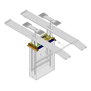 Рама для подъемника TR 401 A/N/1300 утопленная - H фундамент