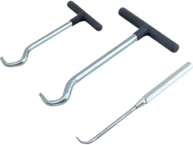 Набор крючков для демонтажа сальников и уплотнительных колец, 3 предмета, ZIPMEND