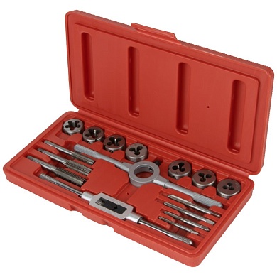 OPT-MTDS16 Набор метчиков и плашек М3-М12, 16 предметов, метрическая резьба OPTIMUS