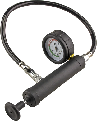 Нагнетательный насос для опрессовки системы охлаждения 0–2,5bar.