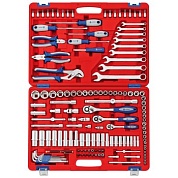 Набор инструментов 142 предмета, универсальный МАСТАК 01-142C