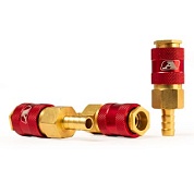 Штуцер профессиональный мама ёлка d.9мм F, латунь, 25шт