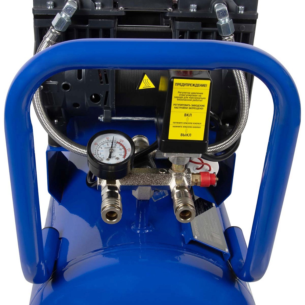 OPT-305044 Компрессор поршневой безмасляный, ресивер 50 л, 440 л/мин, 2650 об/мин, 3 КВт OPTIMUS