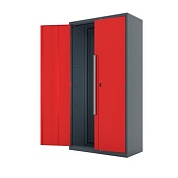 Шкаф инструментальный "Premium" 1000х500х1950h мм. (7016 Серый_антрацит_корпус, 3000 Красный_ящики/д