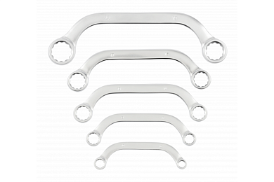 HOEGERT Набор накидных ключей типа "C", 5 шт.