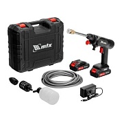 Моечная машина высокого давления аккумуляторная А-21-02, 40 бар, 4 л/мин, Li-ion 21 В, 2 акк.// MTX