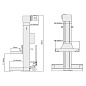 KraftWell KRW6M5.5 Колонны подкатные г/п 6х5,5 т. электромеханические