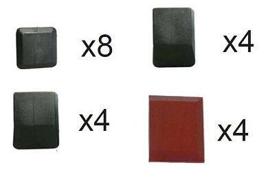 9234966 Giuliano Комплект защитных вставок в кулачки ШМГА