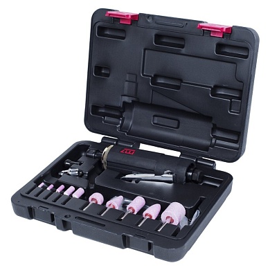 Пневматическая бормашина (шарошка) 3 - 6 мм, 20000 об/мин, с набором принадлежностей, 15 предметов MIGHTY SEVEN QA-0215A