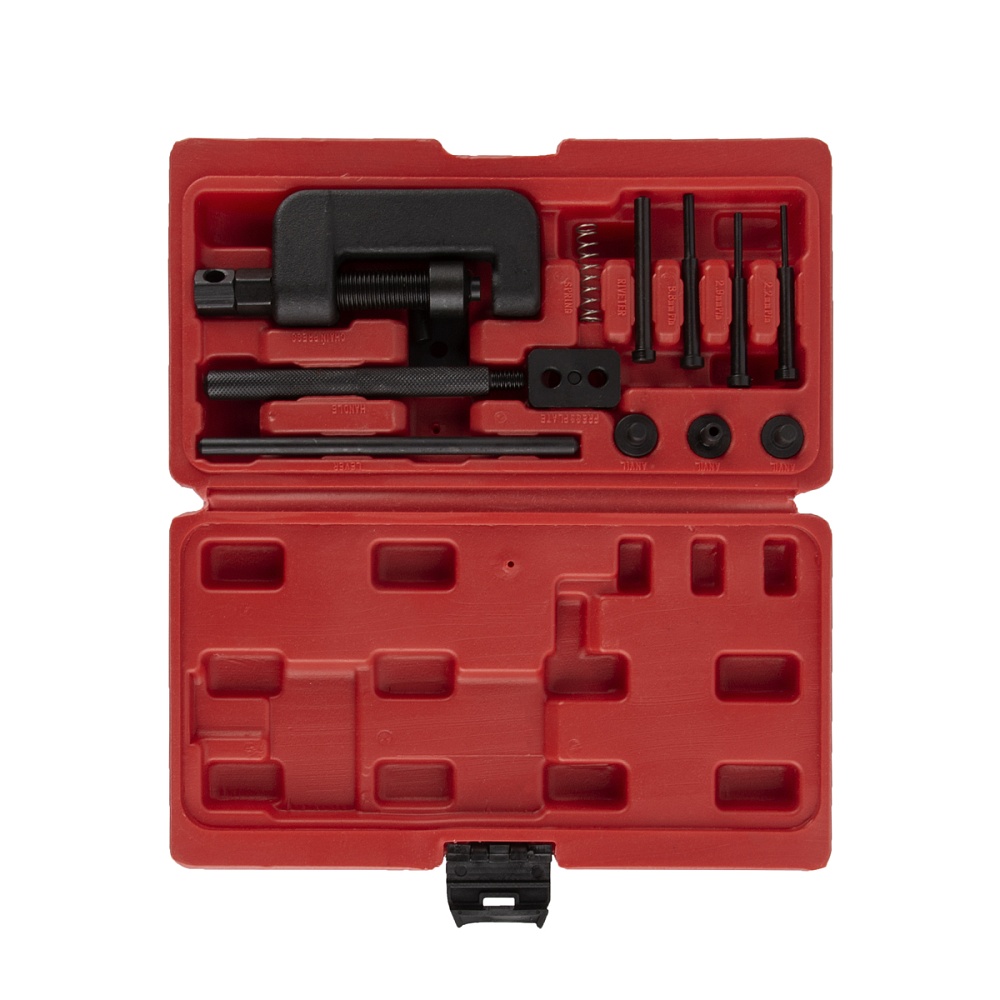 WDK-65988 Набор для расклепывания и заклепывания приводных цепей мототехники Wiederkraft