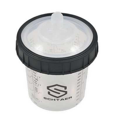 SCH-650S-125 Набор одноразовых бачков 650 мл/125μm Schtaer-Standart c многоразовым стаканом