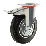 SCb 55 Промышленная поворотная колесная опора с тормозом ч.р. д125 (VILS)