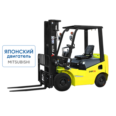 Дизельный погрузчик с японским двигателем YETT DRP30-M1K2C-M300-3W