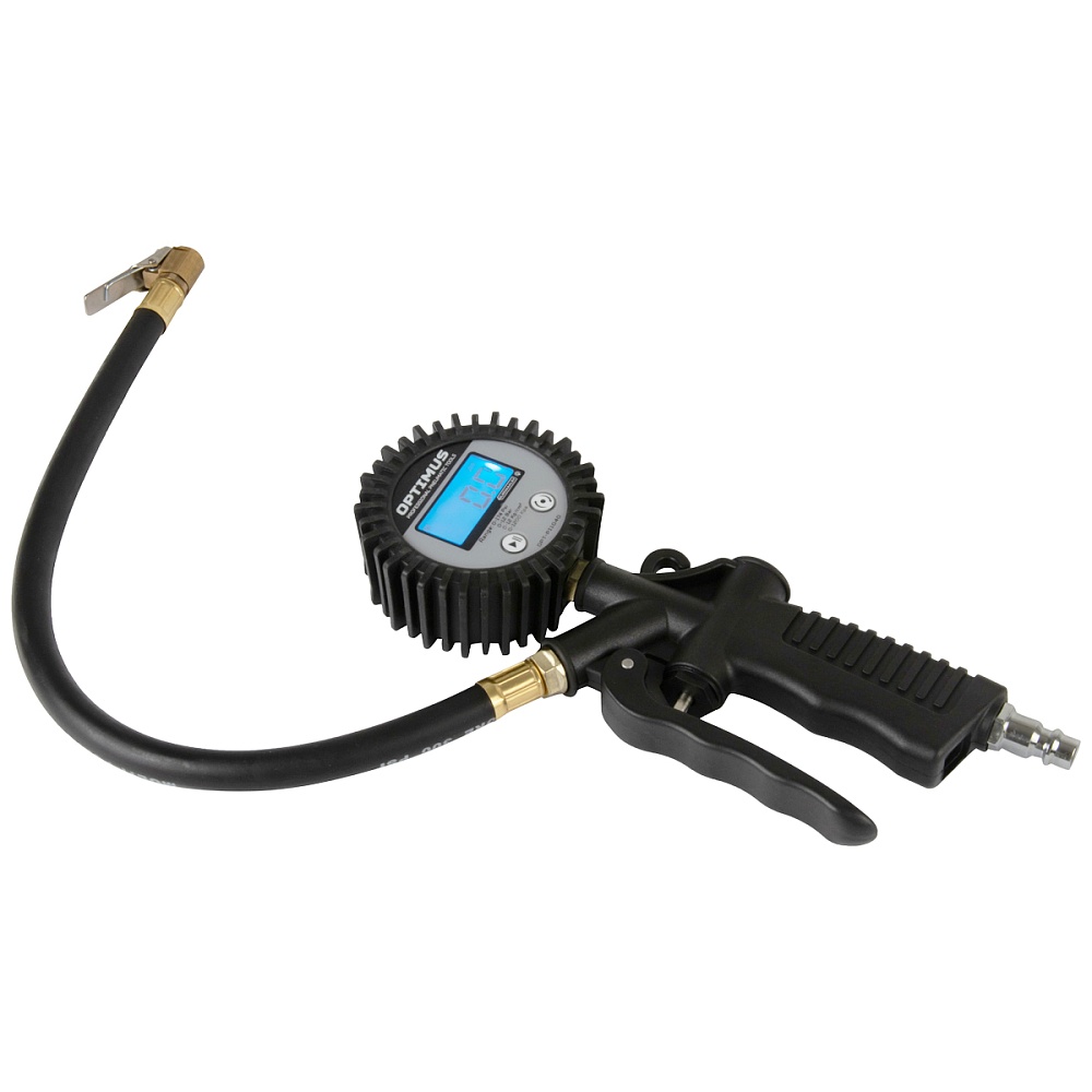 OPT-PI1040 Пистолет для подкачки шин с цифровым дисплеем 0,35-12 бар OPTIMUS
