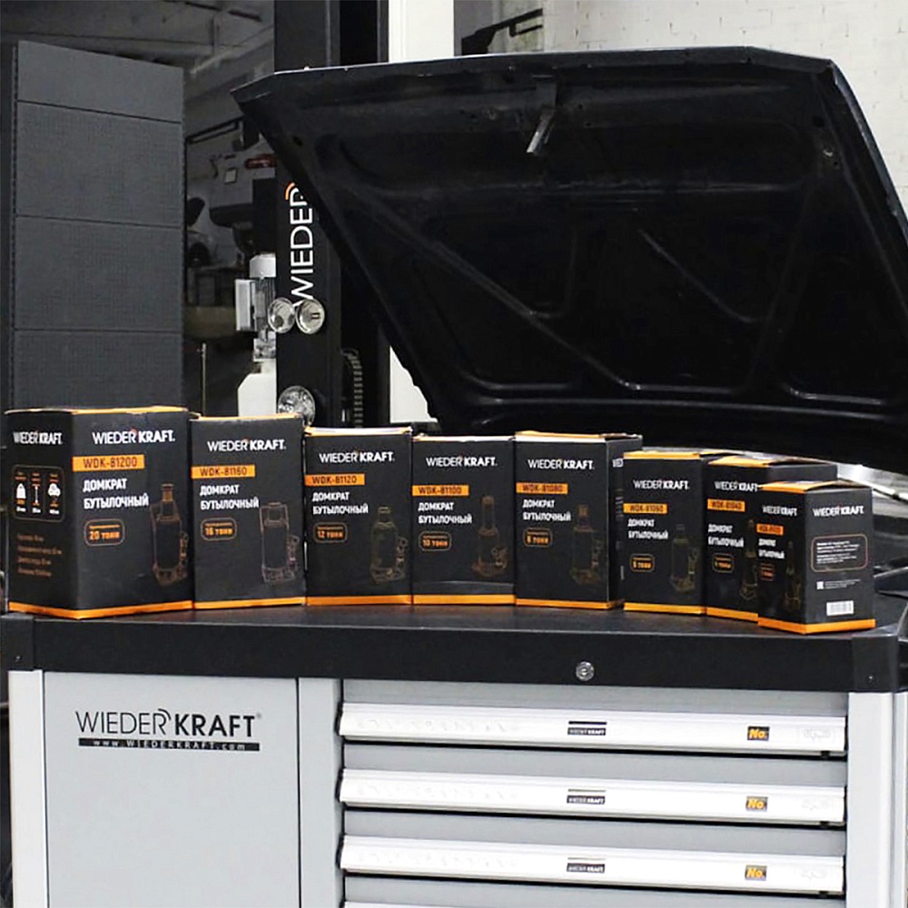 WDK-81100 Домкрат гидравлический бутылочного типа 10т