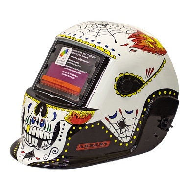 Маска сварщика Хамелеон Aurora A-777 Skeleton Fire