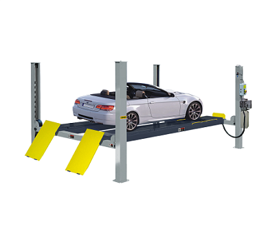 A455A (PEAK 412A) Подъемник четырехстоечный, 5,5 т., под 3D сход-развал для длиннобазных автомобилей (Серый)