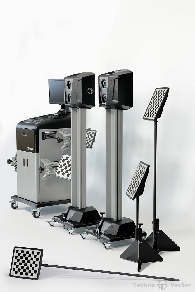 Мобильный стенд сход-развал 3D для грузовых автомобилей ТехноВектор 7 Truck T 7204 HT MC4