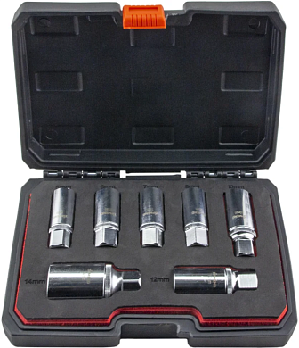 Набор шпильковертов эксцентриковых 5–14мм, 7 предметов
