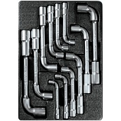 KING TONY Набор торцевых ключей L-образных, ложемент, 12 предметов KING TONY 9-1812MR