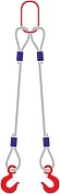 Строп канатный с 2 крюками 2Тх5М