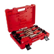 WDK-65612 Набор сварочных  зажимов с фиксаторами в пластиковом кейсе.