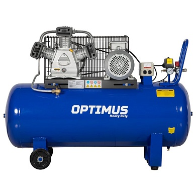 OPT-302058 Компрессор поршневой, 580 л/мин, 3.0 КВт, 380 В, ресивер 200 л Optimus 