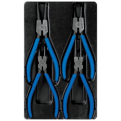 KING TONY Набор съемников стопорных колец, ложемент, 4 предмета KING TONY 9-42114GP