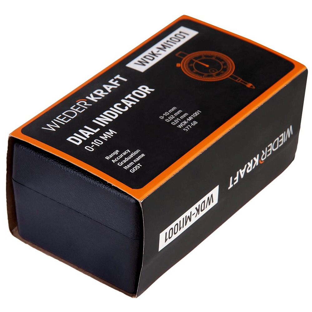 WDK-MI1001 Индикатор часового типа 0-10 мм, 0,01 мм Wiederkraft