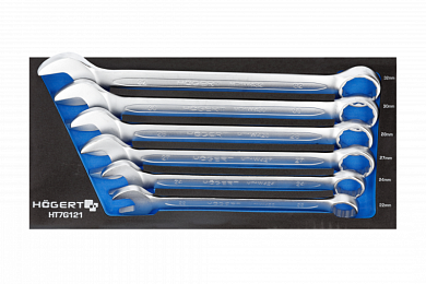 HOEGERT Набор ключей комбинированных 6 шт., ложемент EVA