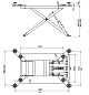 KraftWell KRW2.7L Подъемник ножничный г/п 2700 кг. мобильный