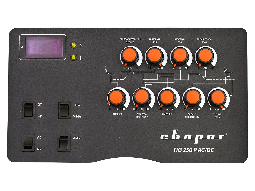 Сварочный инвертор Svarog TECH TIG 250 P AC/DC (E102)