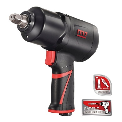 Гайковерт пневматический ударный 1/2", 1152 Нм, система "EZ Grease" MIGHTY SEVEN NC-4233QH