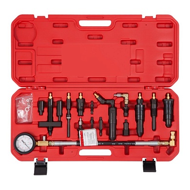 Компрессометр дизельный, 0-70 атм, комплект адаптеров МАСТАК 120-12070C