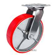 SCp 63 Большегрузная полиуретановая поворотная колесная опора д150 (VILS)